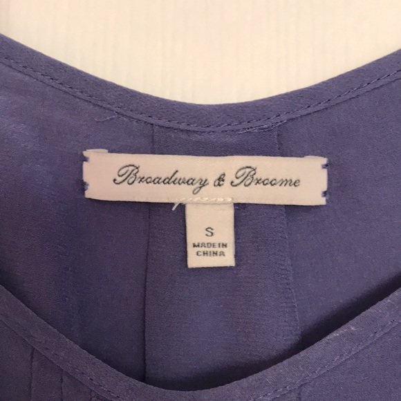 EUC: MADEWELL X BROADWAY & BROOME Silk Cami Tank - Picture 3 of 5